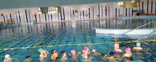 Zajęcia W-F na basenie